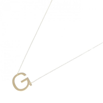 Au750 イニシャル G ネックレス