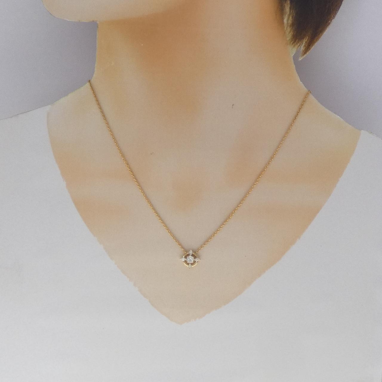 K18イエローゴールド ダイヤモンド ネックレス