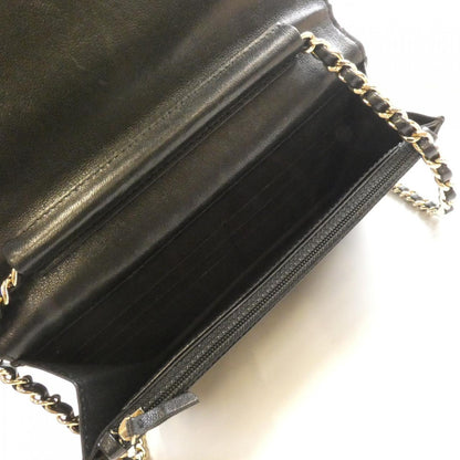 シャネル シープスキン チェーンウォレット