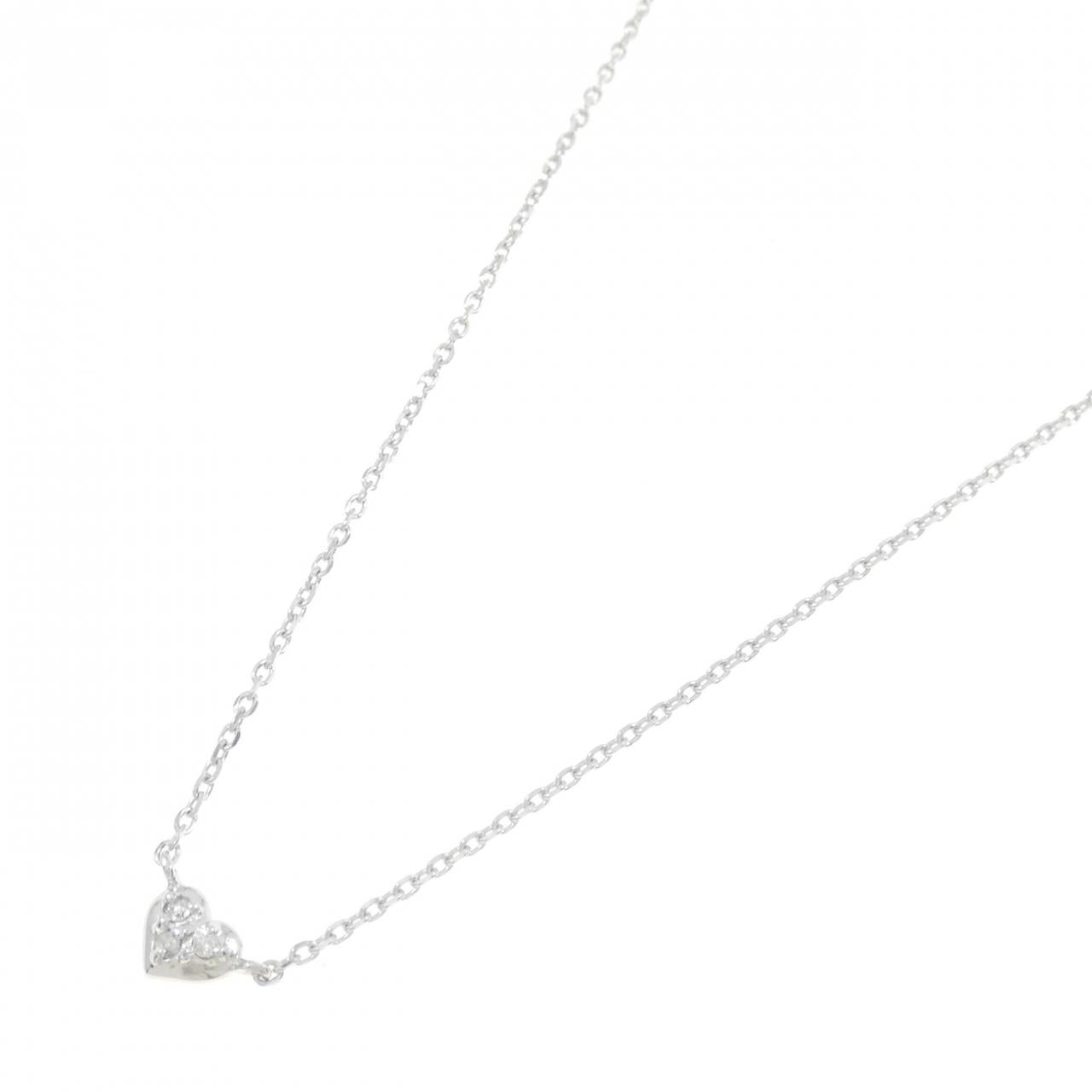 Samantha Tiara K10 ホワイト ゴールド ダイヤモンド ネックレス