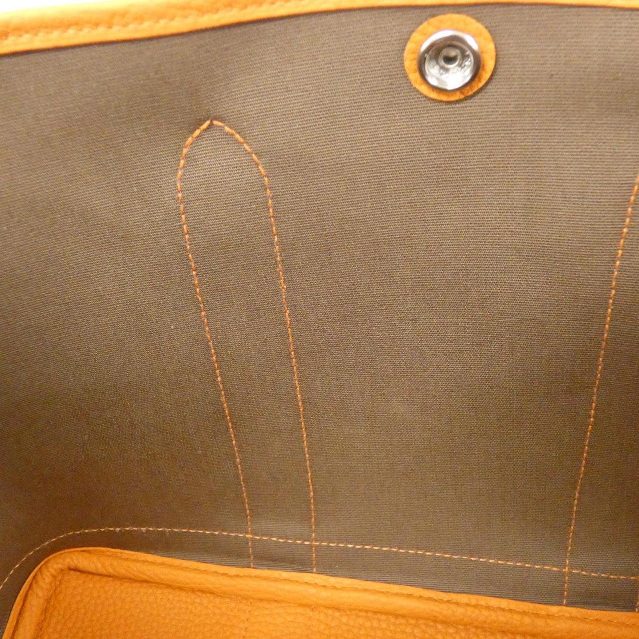 エルメス ガーデンパーティ30 トワルオフィシエ ネゴンダ バッグ