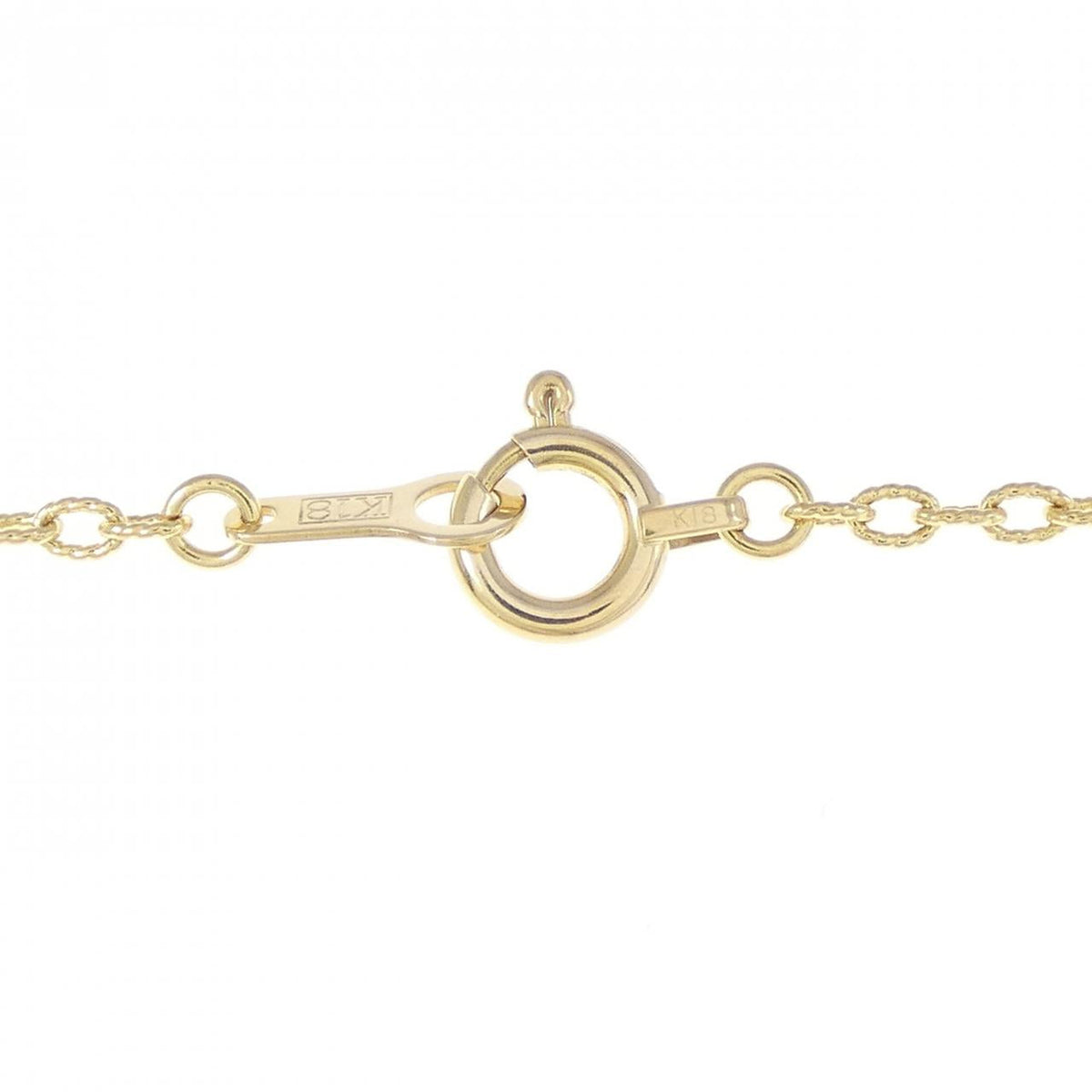 Au750 ダイヤモンド イニシャル M ネックレス