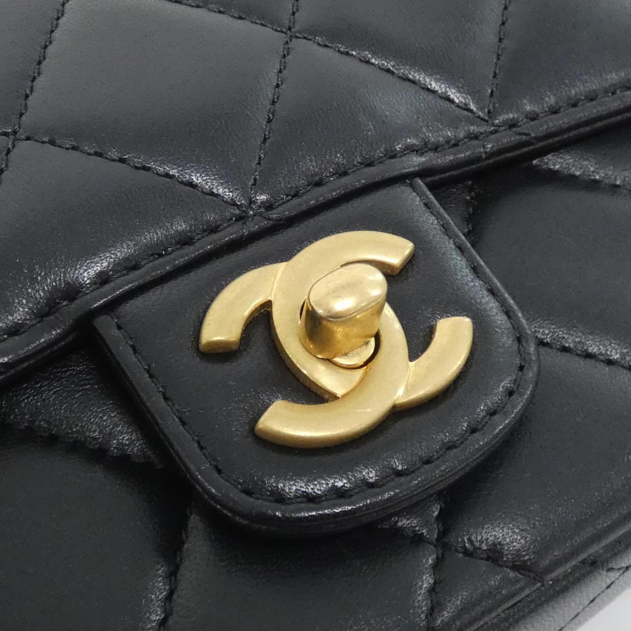 シャネル ラムスキンショルダーバッグ