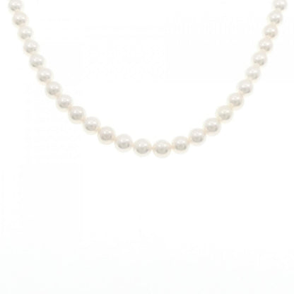 ミキモト アコヤ パール Au750 ホワイト ゴールド ネックレス