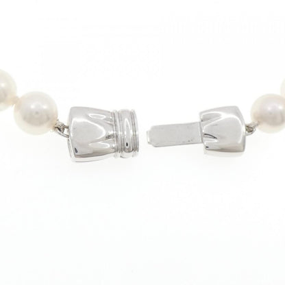 ミキモト アコヤ パール Au750 ホワイト ゴールド ネックレス