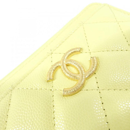 シャネル AP4478 キャビアスキン カードケース