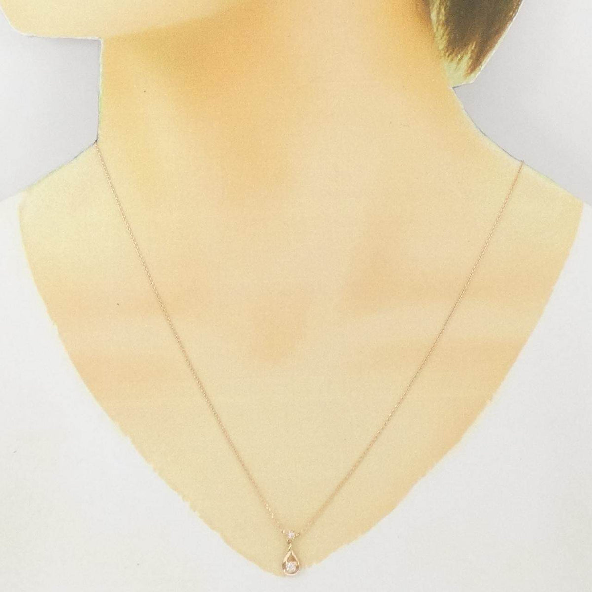 ヨンドシー Au750 ダイヤモンドネックレス