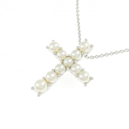 ミキモト アコヤ パール Au750 ホワイト ゴールド ネックレス