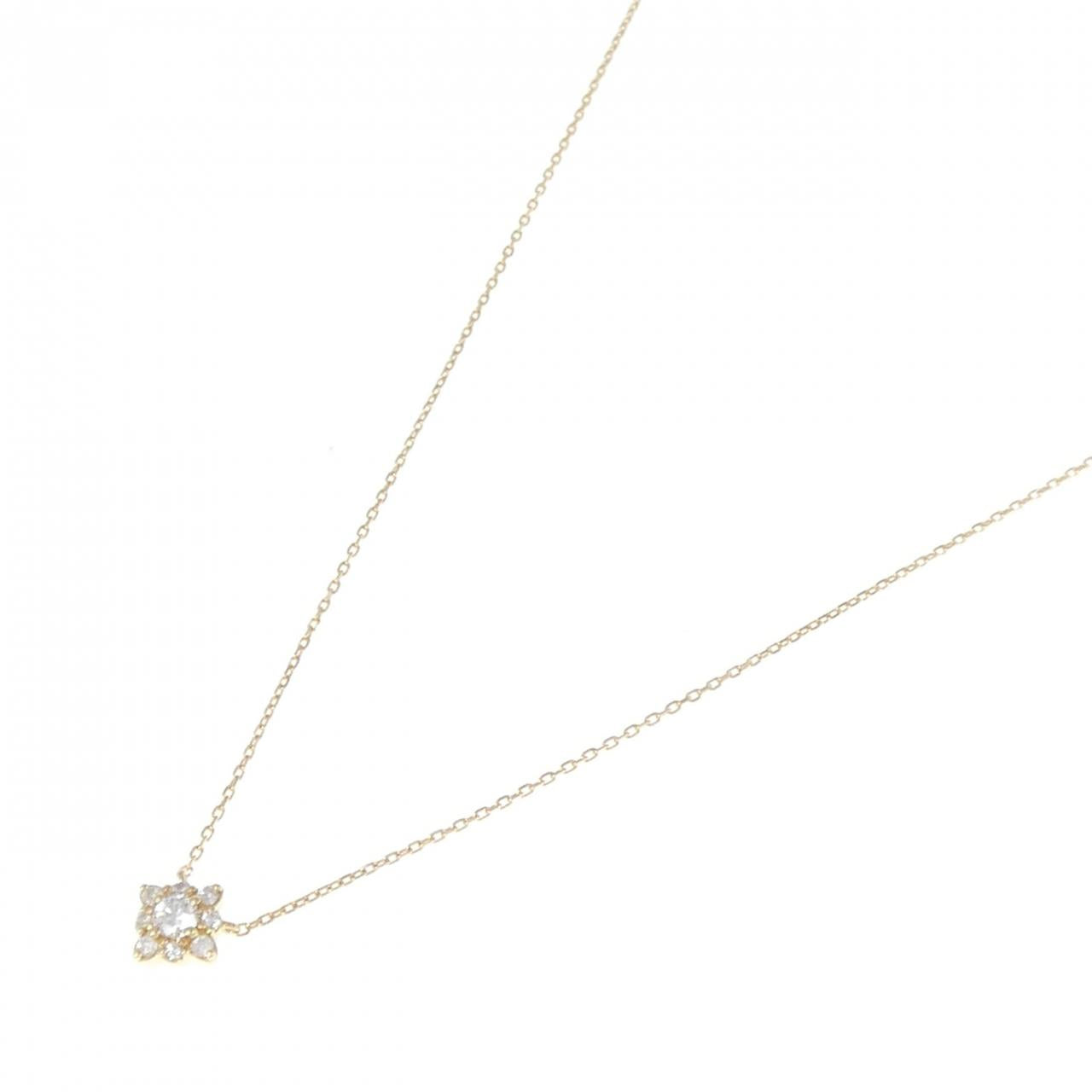 ヨンドシー Au750 ダイヤモンドネックレス
