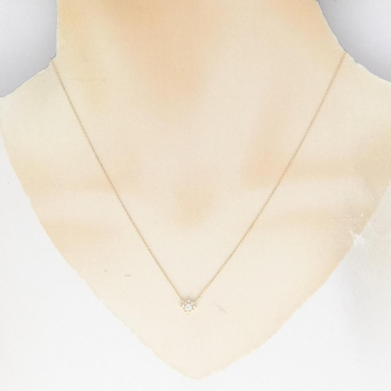 ヨンドシー Au750 ダイヤモンドネックレス