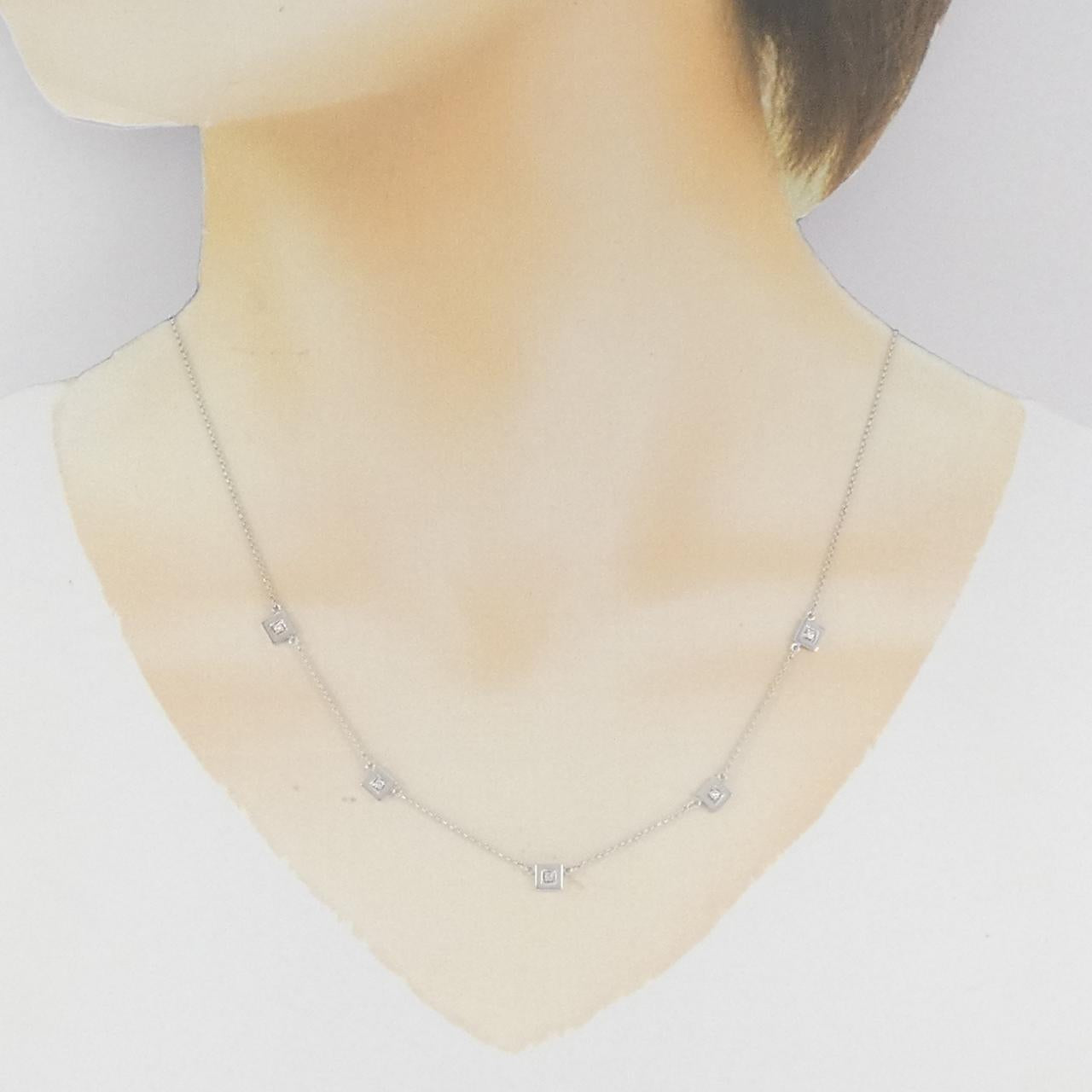 Au750ダイヤモンドネックレス