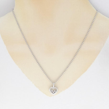 ショパール 750 ホワイト ゴールド ダイヤモンド ネックレス