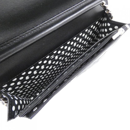 シャネル AP3807 ラムスキン チェーン ウォレット