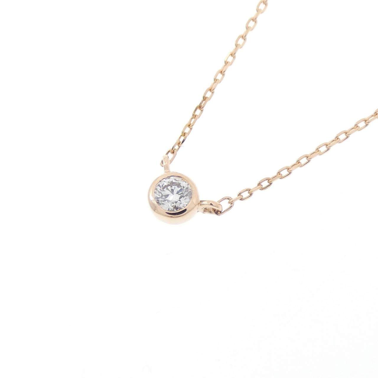 K10PG K18PG ダイヤモンドネックレス