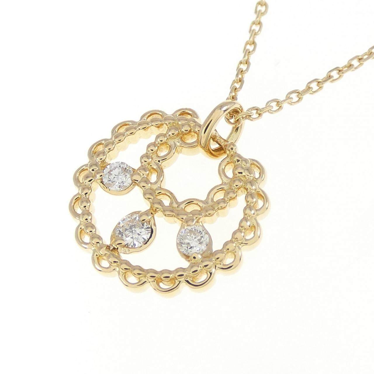ヨンドシー Au750 ダイヤモンドネックレス