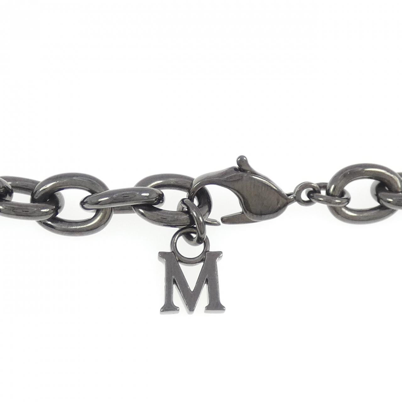 ミキモト ブラック サウス シー パール シルバー ネックレス