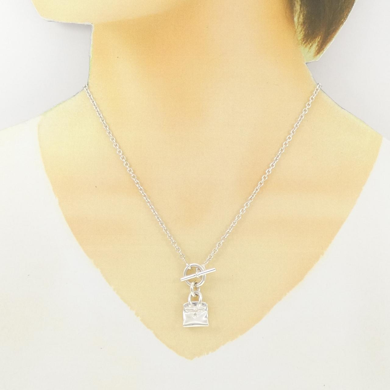 エルメス アミュレット バーキン 925 シルバー ネックレス