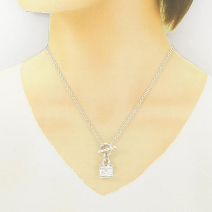 エルメス アミュレット バーキン 925 シルバー ネックレス