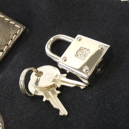 ロエベ アマソナ カウ レザー バッグ