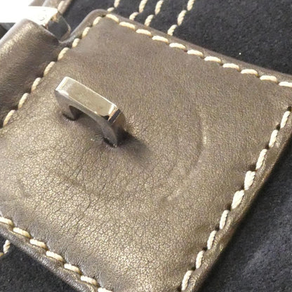 ロエベ アマソナ カウ レザー バッグ