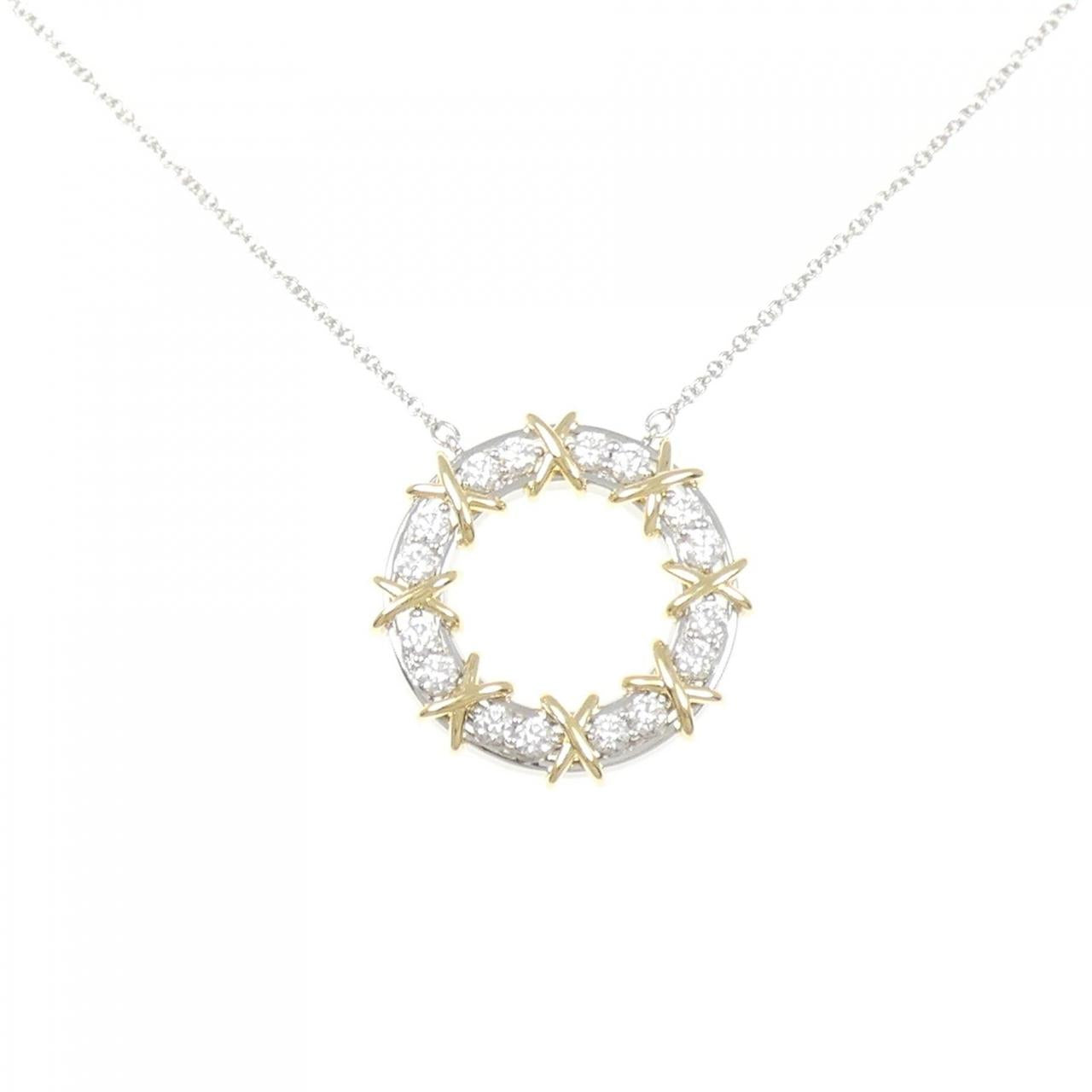 ティファニー 16 ストーン ジャン シュランバー ジェー プラチナ Au750 ネックレス