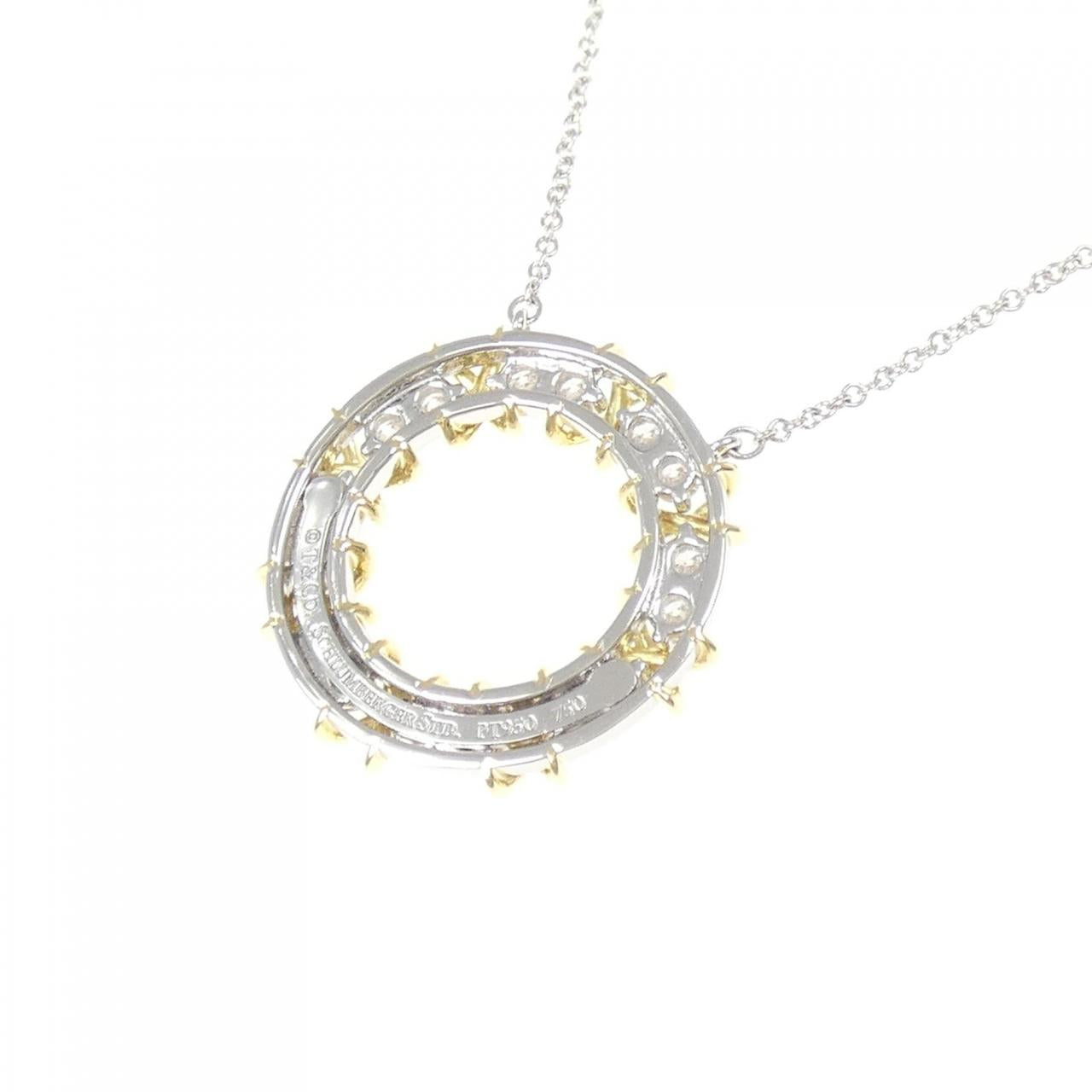 ティファニー 16 ストーン ジャン シュランバー ジェー プラチナ Au750 ネックレス