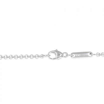 ショパール 750 ホワイト ゴールド サファイア ダイヤモンド ネックレス