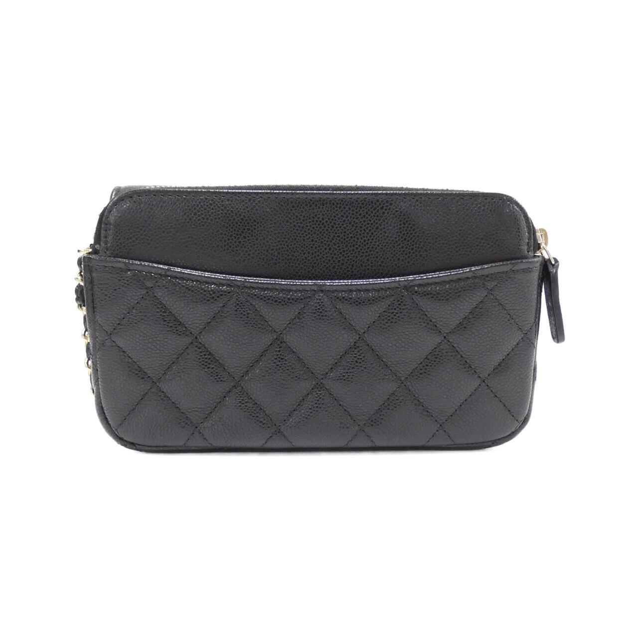 シャネル タイムレス クラシック キャビアスキン フォンケース