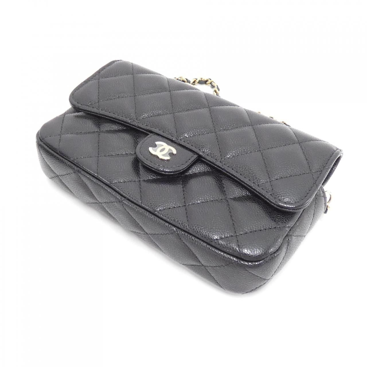 シャネル タイムレス クラシック キャビアスキン フォンケース