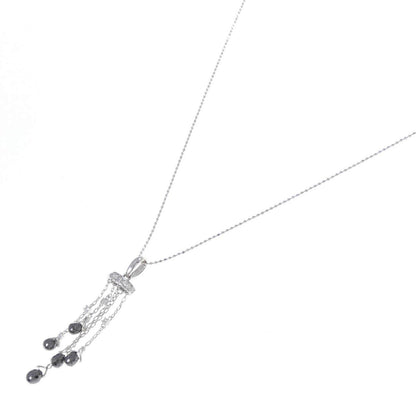 K18WG K10WG ダイヤモンド ネックレス