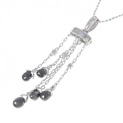 K18WG K10WG ダイヤモンド ネックレス