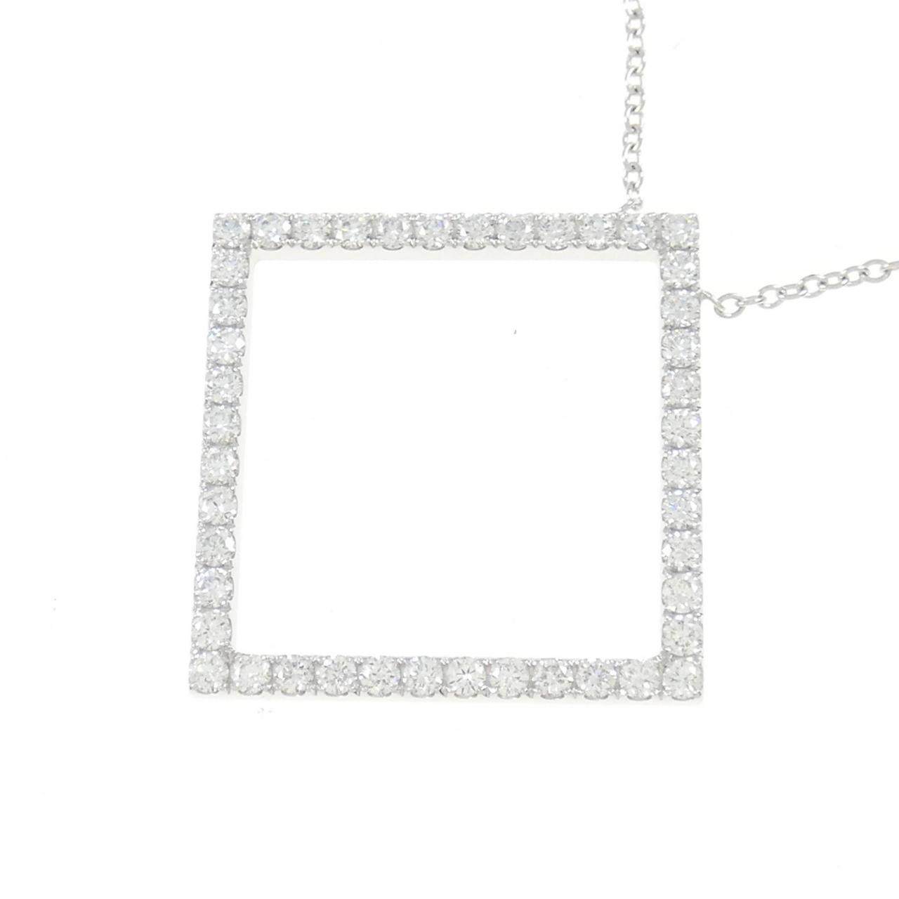 ティファニー メトロ 750ホワイトゴールド ダイヤモンドネックレス