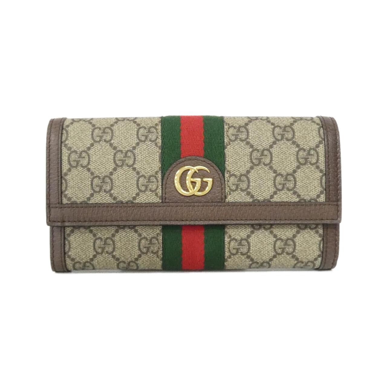 グッチ オフィディア GGスプリームキャンバス 長財布
