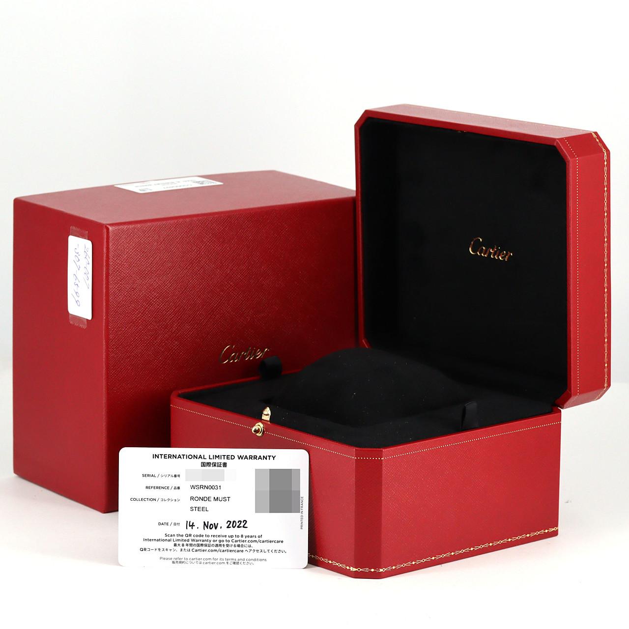 カルティエ ロンド マスト ドゥ カルティエ ステンレススチール