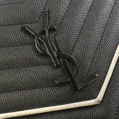 サン ローラン 377828 BOWC8 カーフ チェーン ウォレット