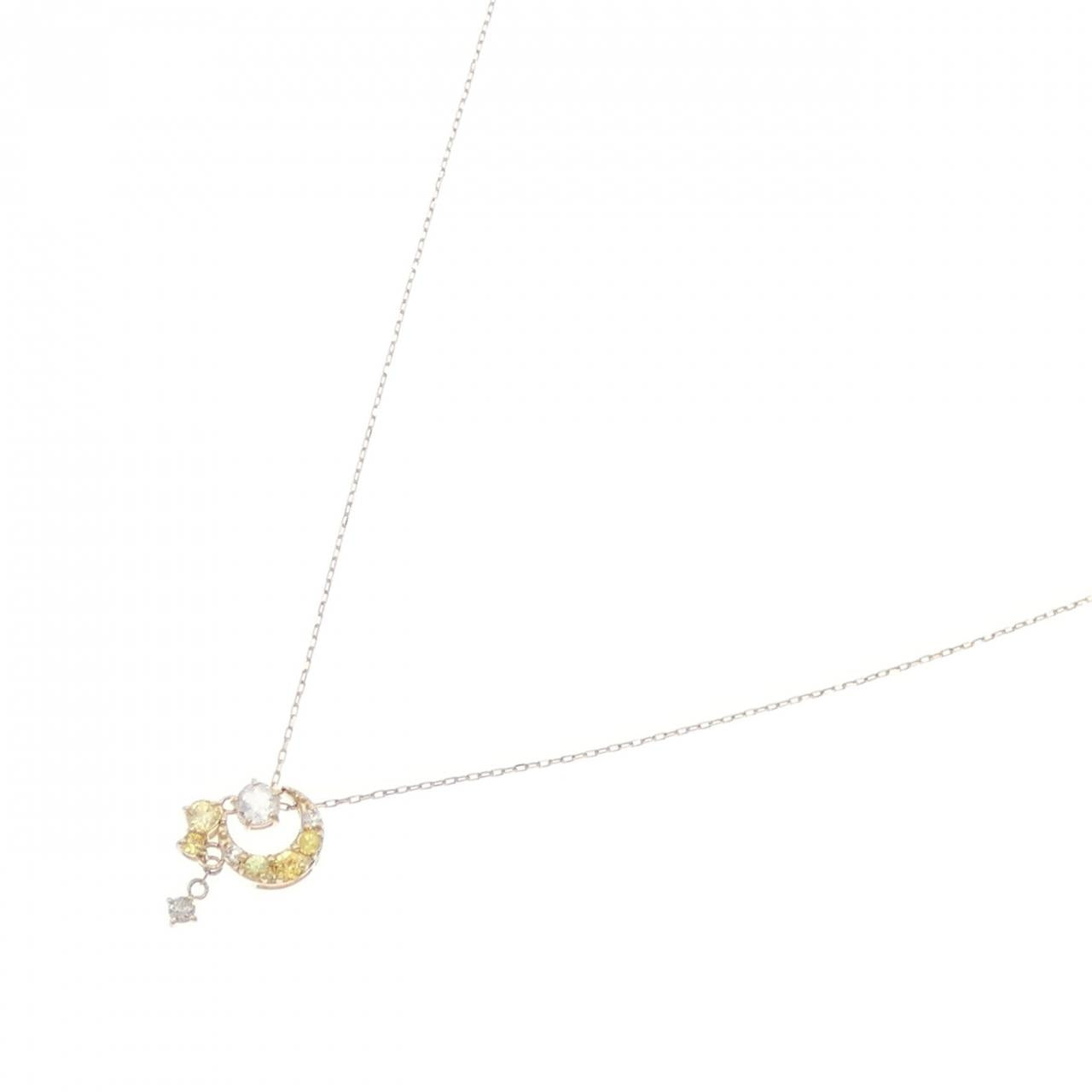 Samantha Tiara K10 イエロー ゴールド ネックレス