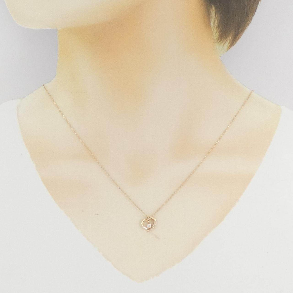 ヨンドシー Au750 ダイヤモンドネックレス