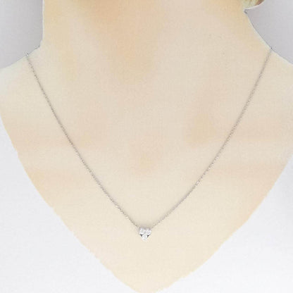 プラチナ850 ハートダイヤモンドネックレス
