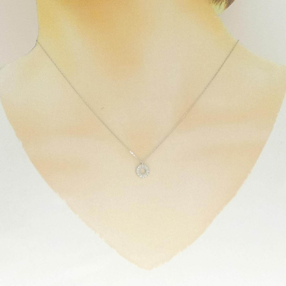 Pt850 ダイヤモンド ネックレス