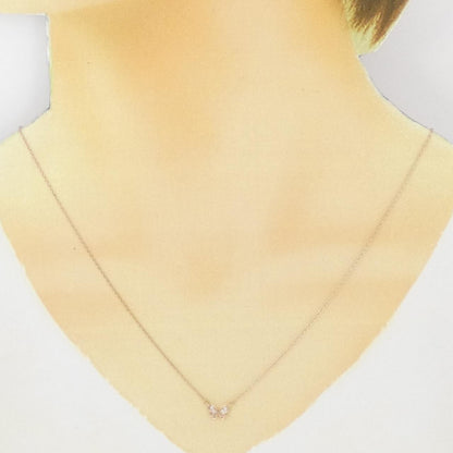 K10PG バタフライ ダイヤモンド ネックレス