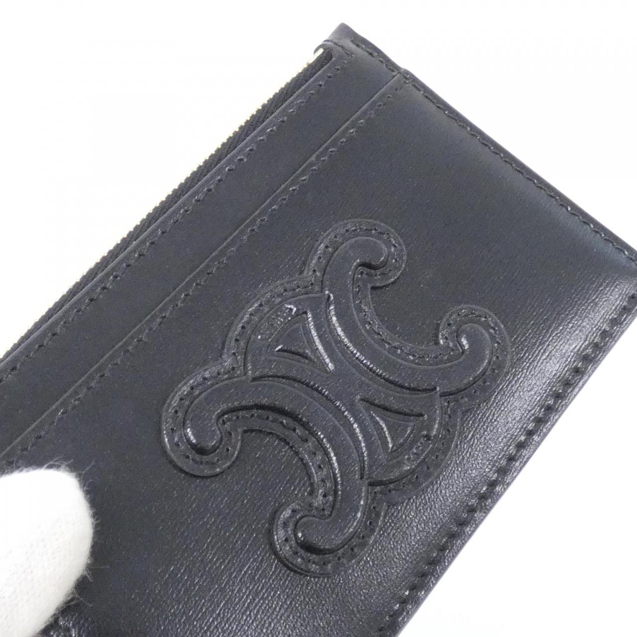 セリーヌ Zip Card Holder Cuir カーフ コインケース