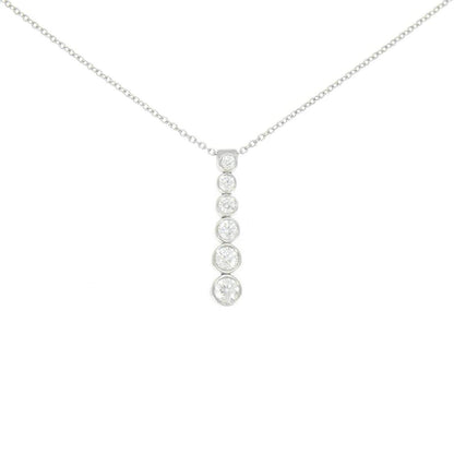 ティファニー ジャズ グラジュエイテッド ドロップ プラチナ ネックレス