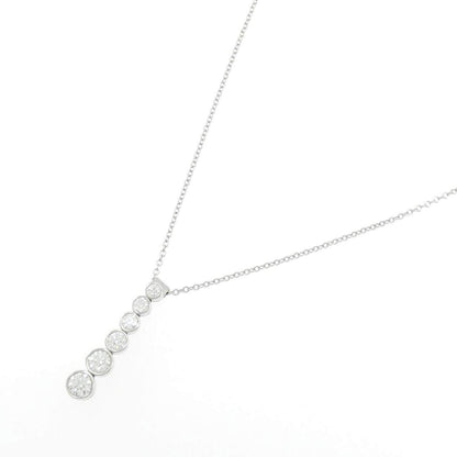 ティファニー ジャズ グラジュエイテッド ドロップ プラチナ ネックレス