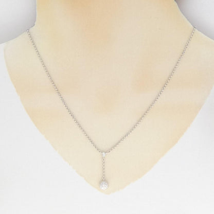 Tasaki K14 ホワイト ゴールド ダイヤモンド ネックレス