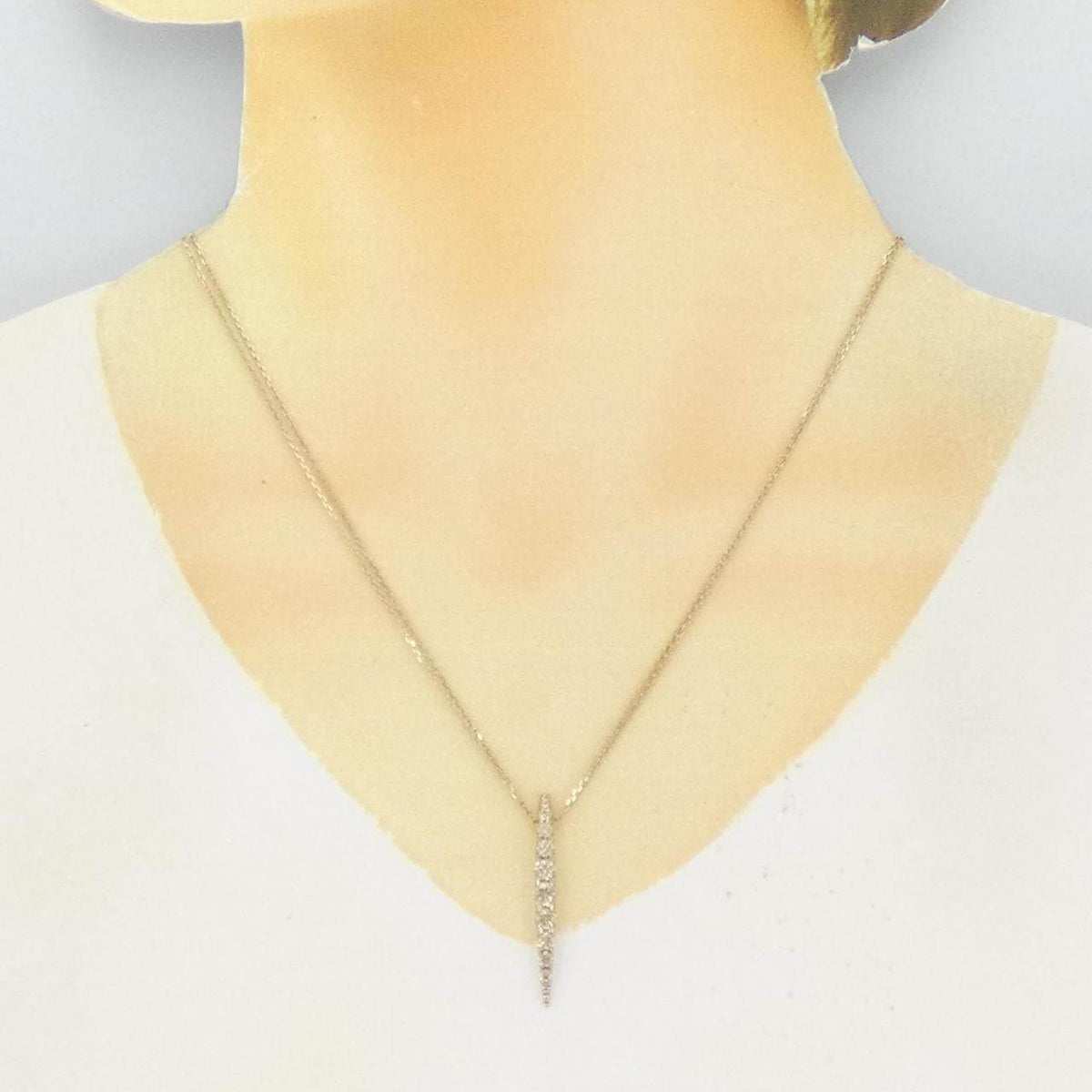 カシケイ Au750 ダイヤモンド ネックレス
