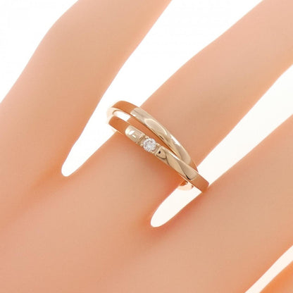 4℃ K18ピンクゴールド ダイヤモンド リング