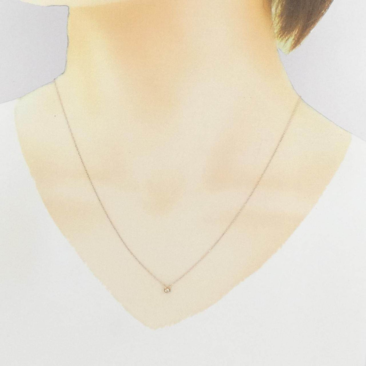 ヨンドシー K18ダイヤモンドネックレス