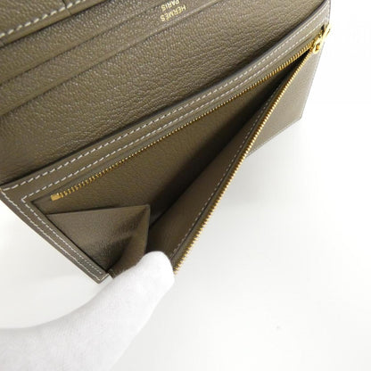 エルメス ベアン スフレ シェーブル 二つ折り長財布