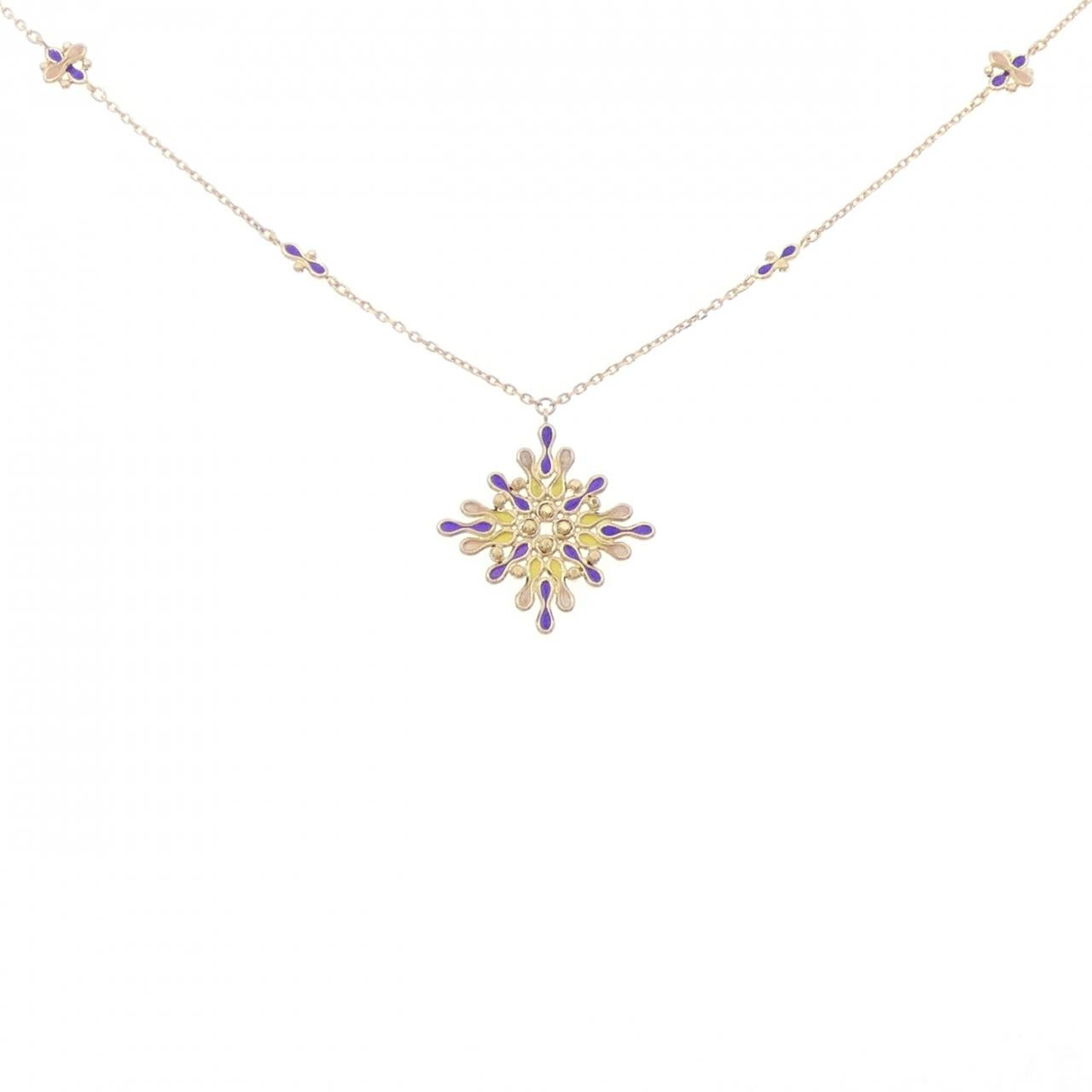 Au750 レジン ネックレス
