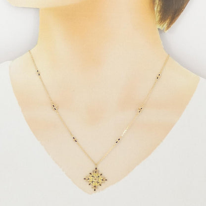 Au750 レジン ネックレス